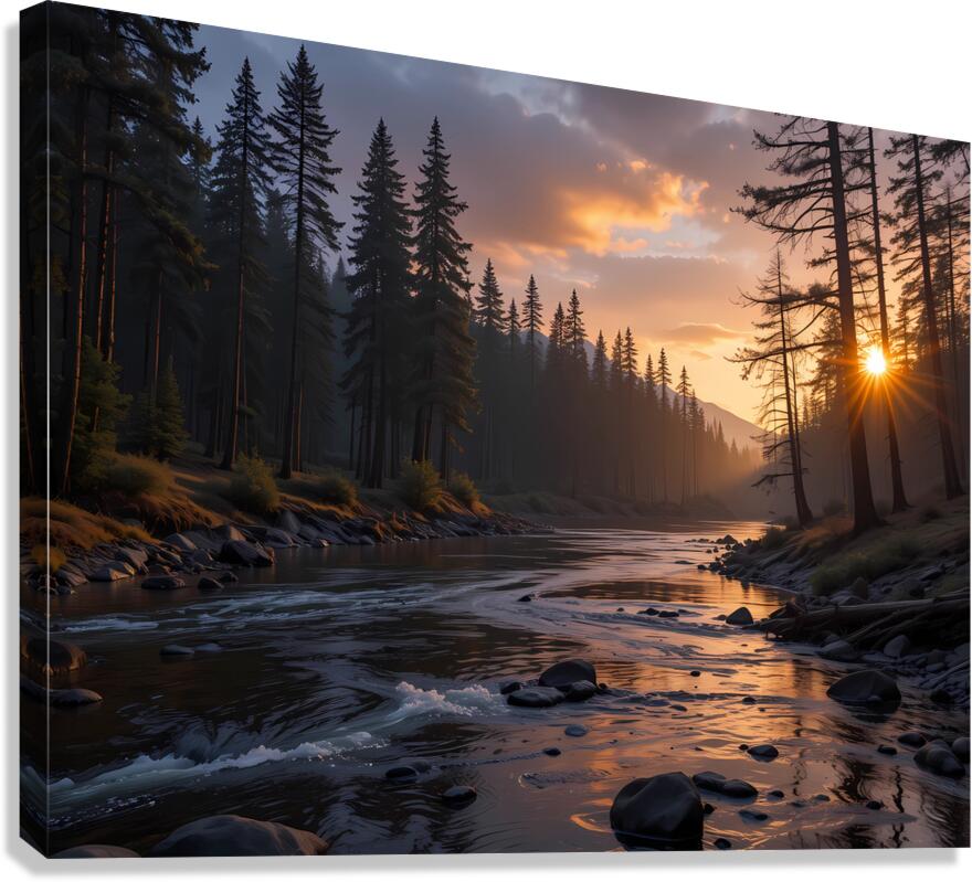 Sunset Whispers Canvas Print