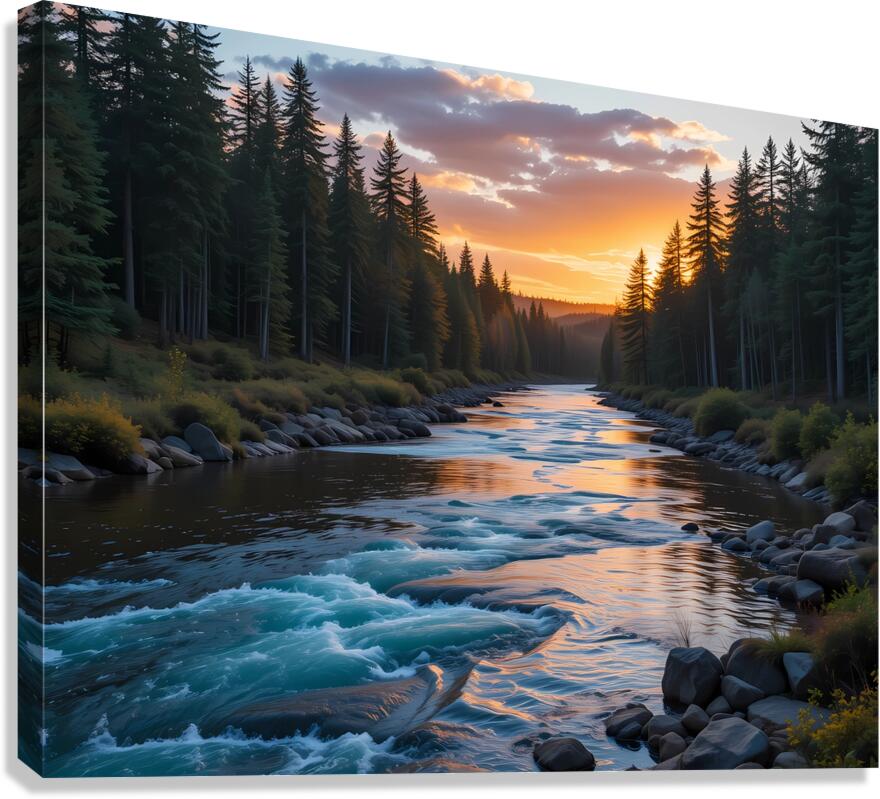 Sunset Song Canvas Print