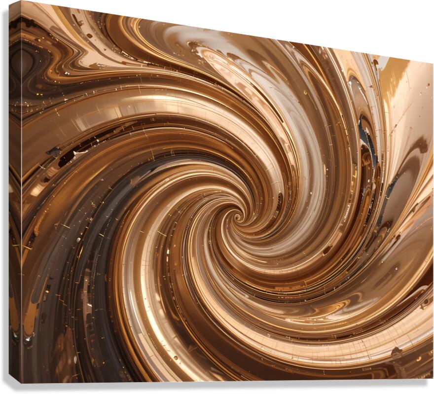Lustrous Flow Canvas Print