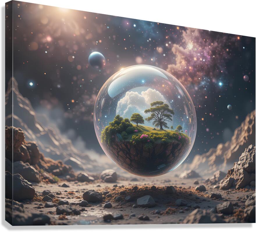 Celestial Bubble Canvas Print
