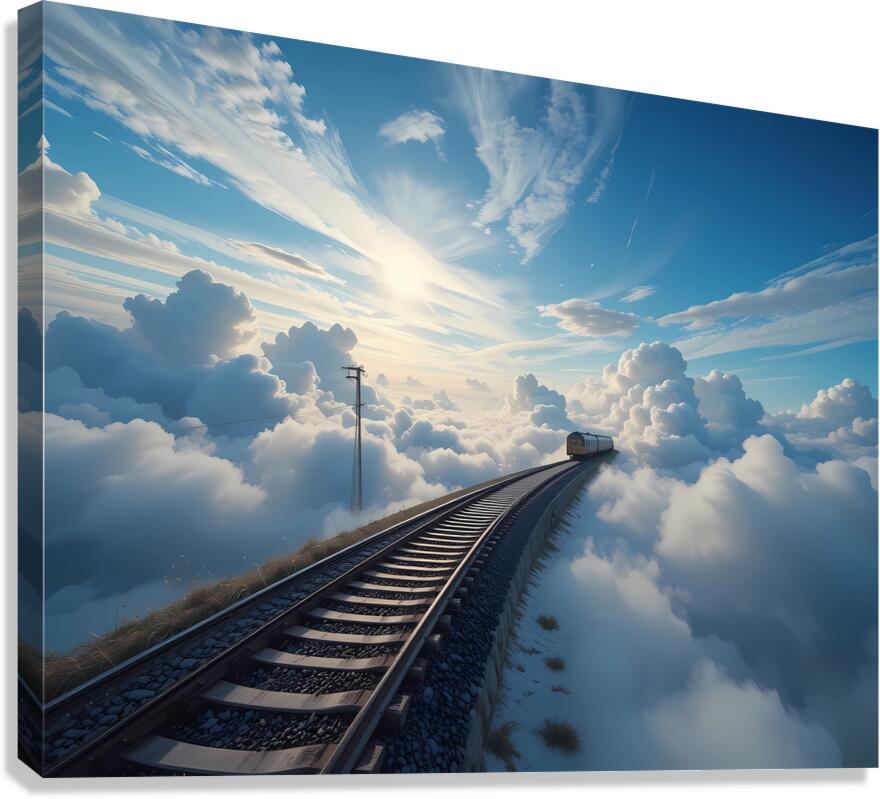 Skybound Tracks Canvas Print