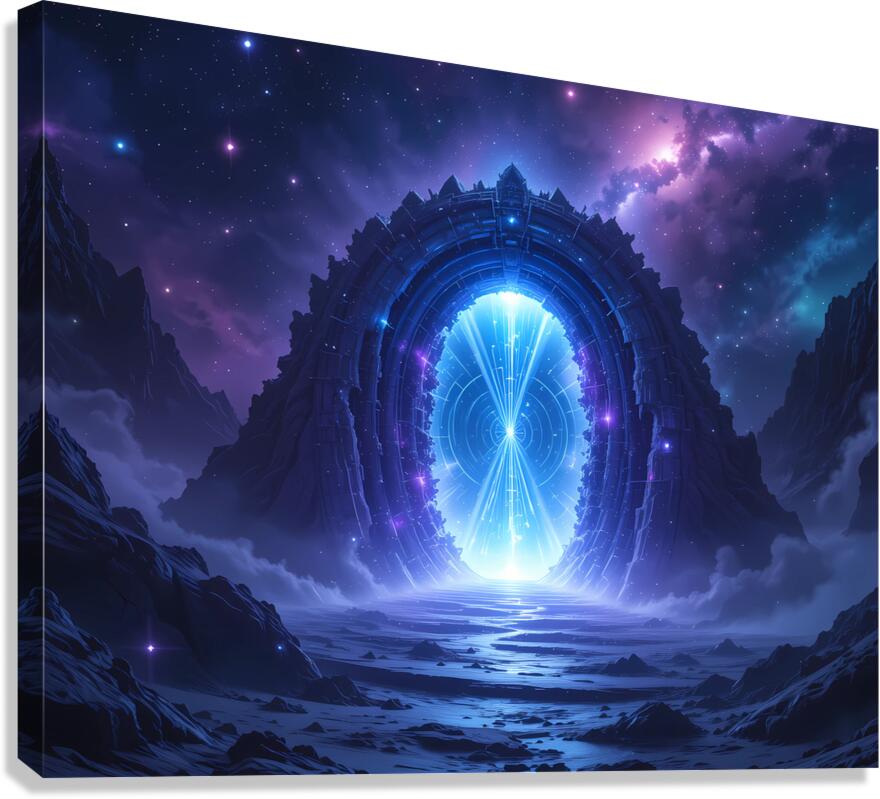 Galactic Passage Canvas Print