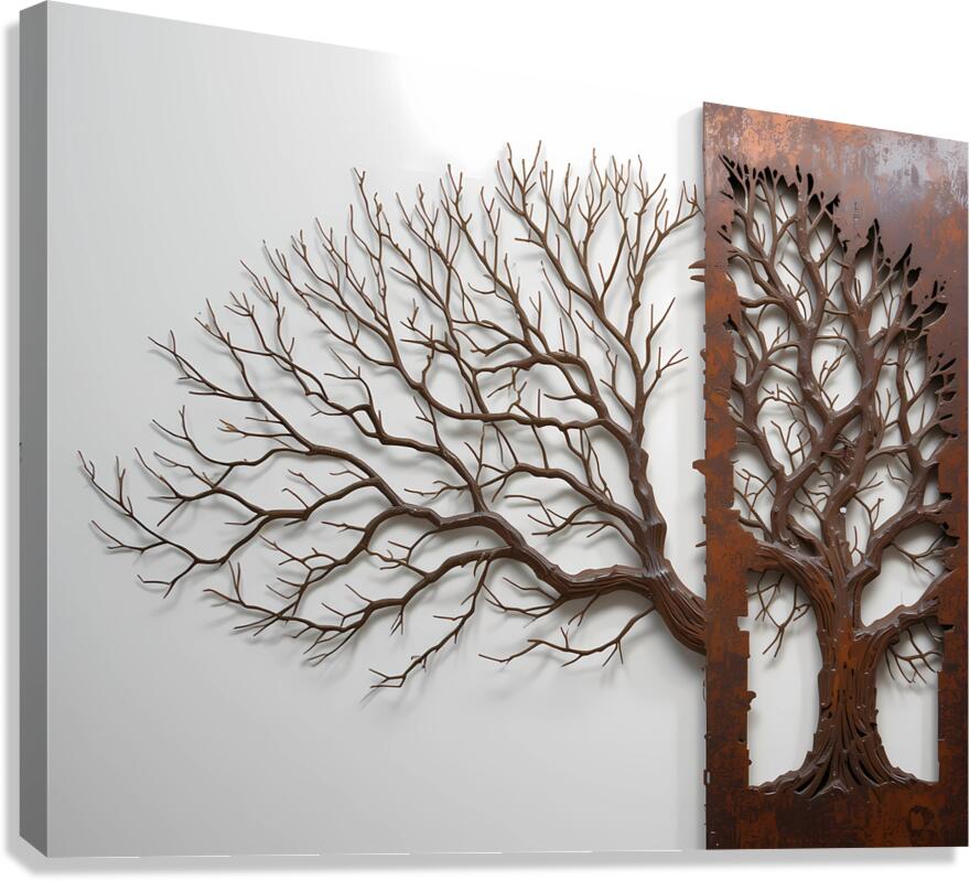 Winter’s Skeleton Canvas Print