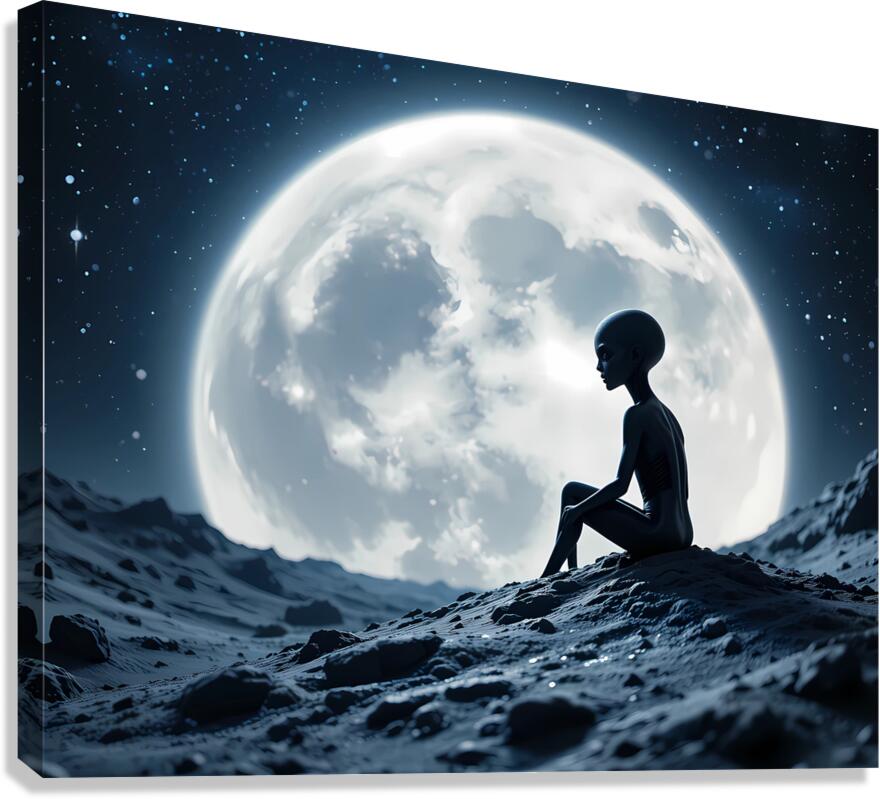 Lunar Watcher Canvas Print