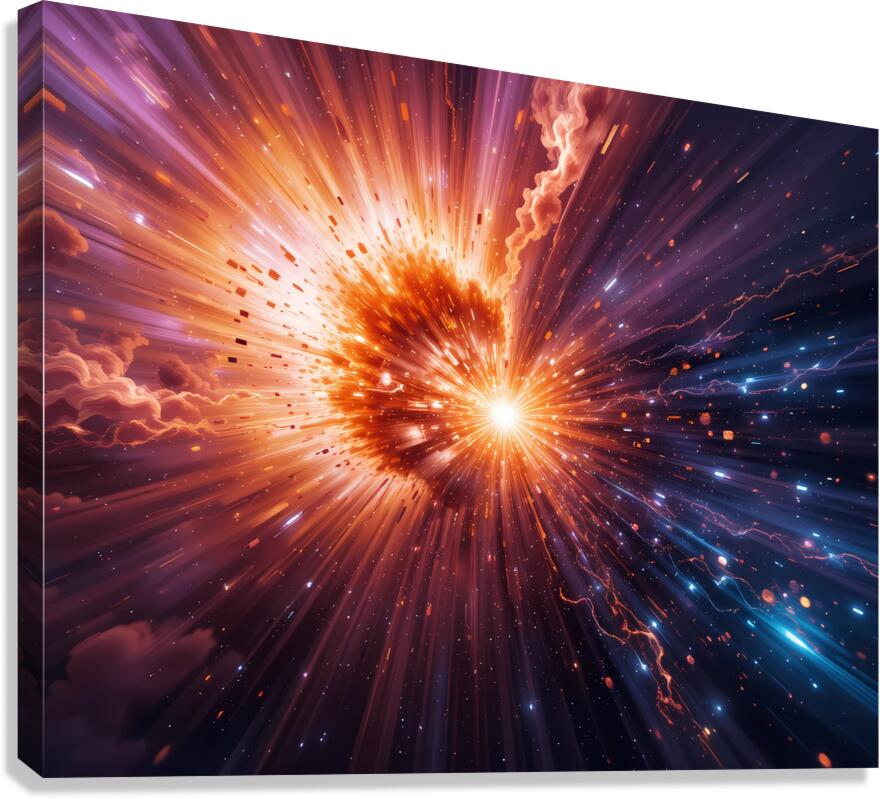 Celestial Bloom Canvas Print