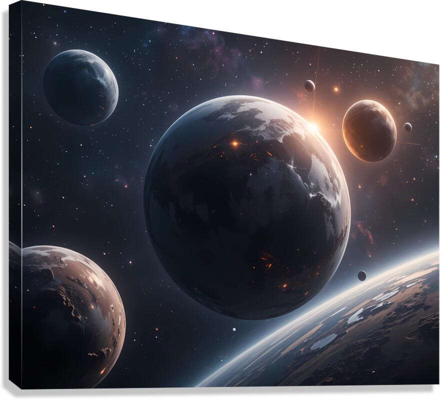  Celestial Depths Canvas Print