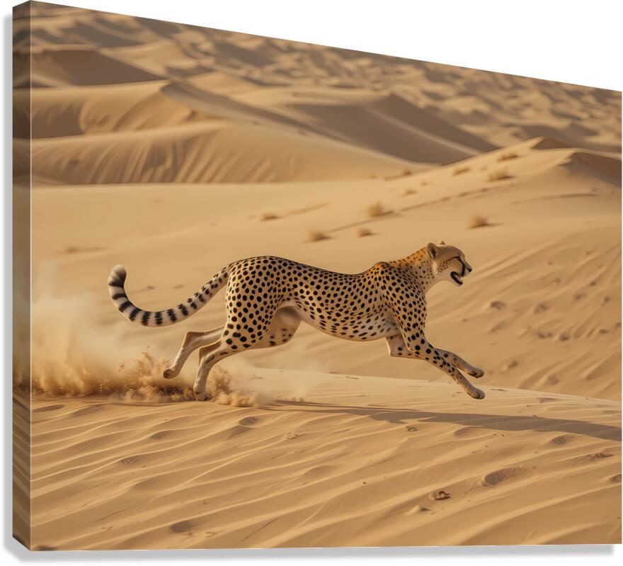 Desert Velocity Canvas Print