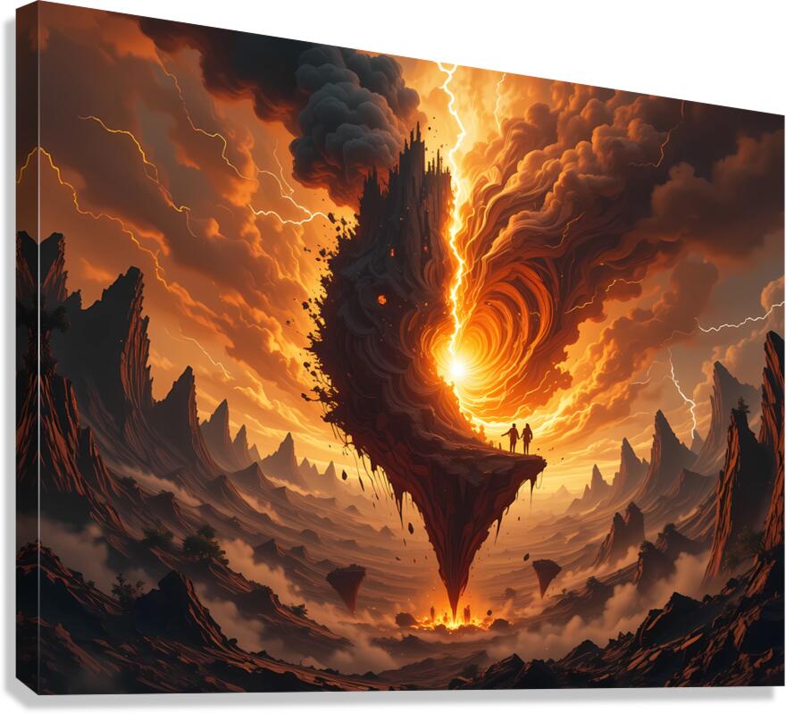  Genesis Collision Canvas Print