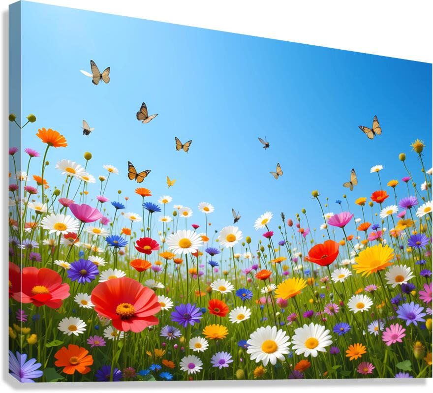 Meadow Symphony Canvas Print