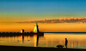 Sunrise in Port Dover - Canada
