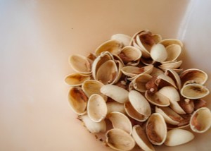 pistachio shells