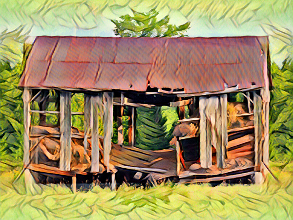 The Old Barn Print