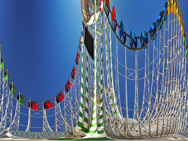 Roller Coaster Print