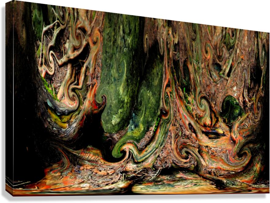 Melted Roots Canvas Print