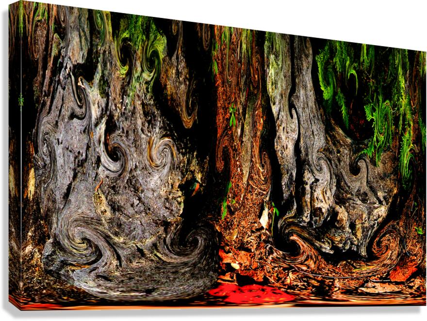 Forest Lava Canvas Print