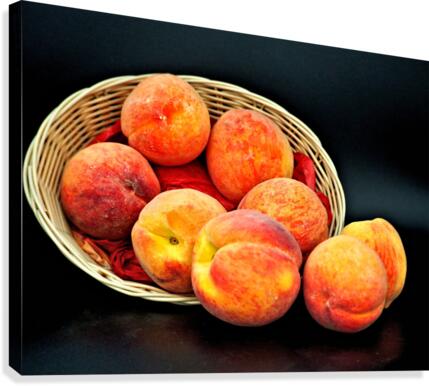 Fresh Peach Canvas Print