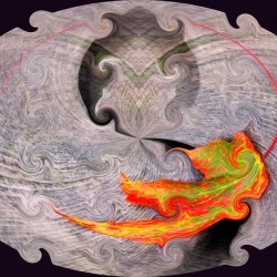 Flame Crossing the Void