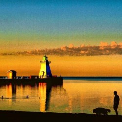 Sunrise in Port Dover - Canada