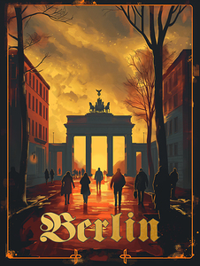 Berlin Travel Poster 