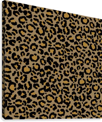 Leopard Spot Pattern Natural 2 Canvas Print