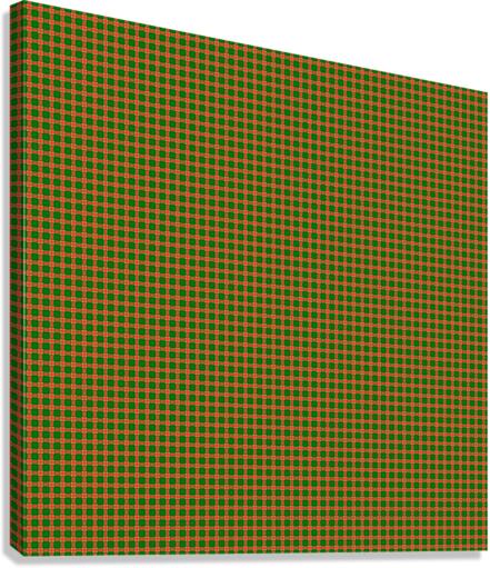 Watermelon Plaid Pattern Canvas Print