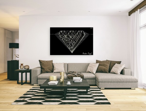 monogram diamond aaa  FOR DISPLAY ONLY  room1 Print