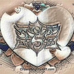 Art   Shabat Shalom CHOCOLATE AA