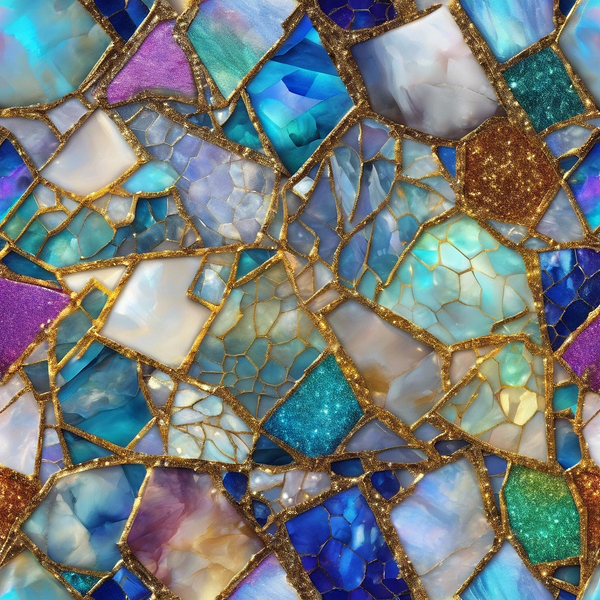 Rainbow Moonstone 1 by Elliarna Wall Art