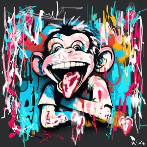 Happy monkey