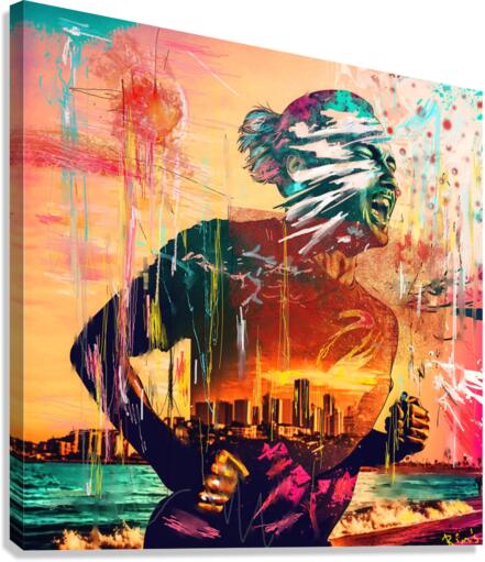Sun runner Canvas Print