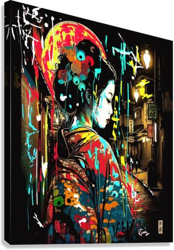 Solitude nocturne Canvas Print