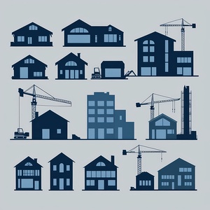 Buildings and constructions in the contracting field 40
