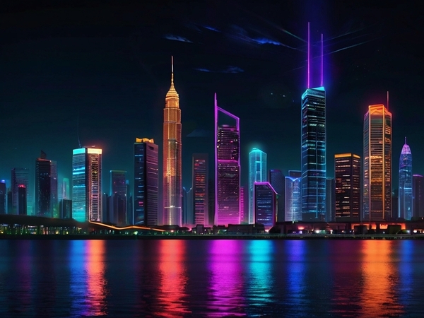 A modern reception room at a company headquarters 9 Print