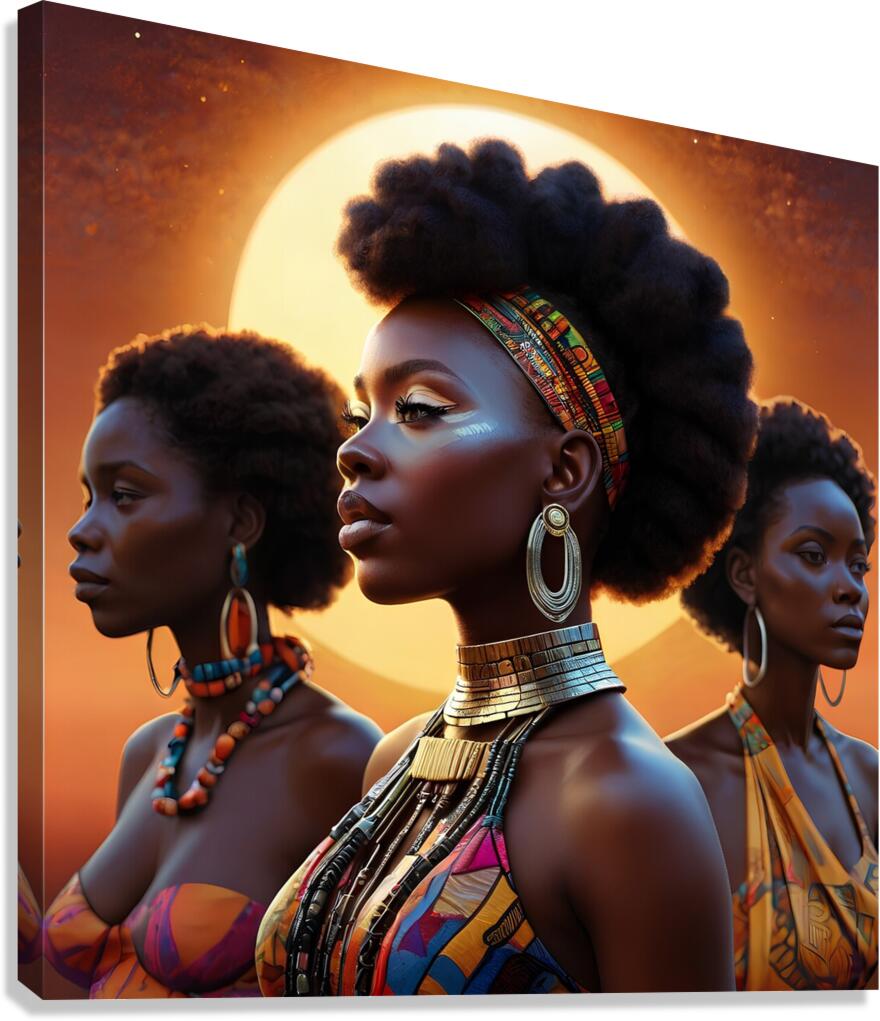 Portrait of a woman 13 Canvas Print