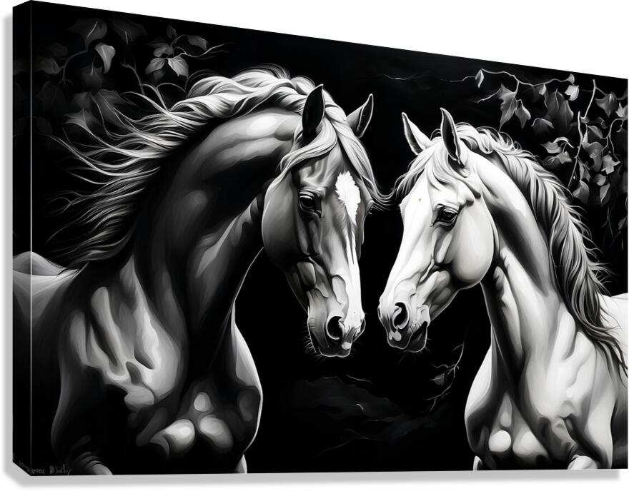 Horses 13 Canvas Print