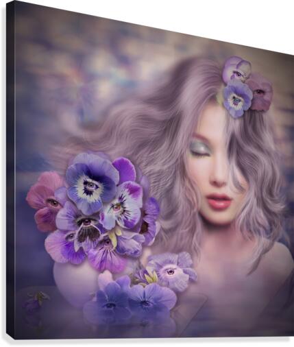 Pansies Canvas Print