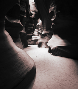 Antelope Canyon sepia tone