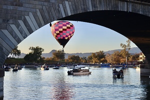 Balloons at the bridge -1