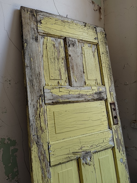 Old yellow door -1 Print