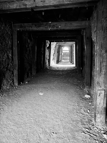 Old mine tunnel -Oatman AZ Print