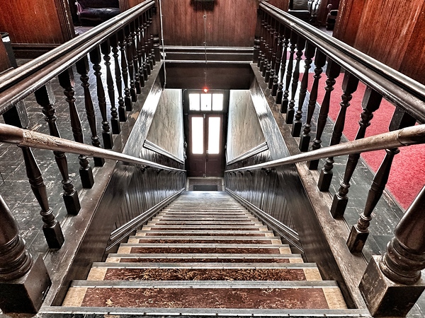 Stairway to the past Print