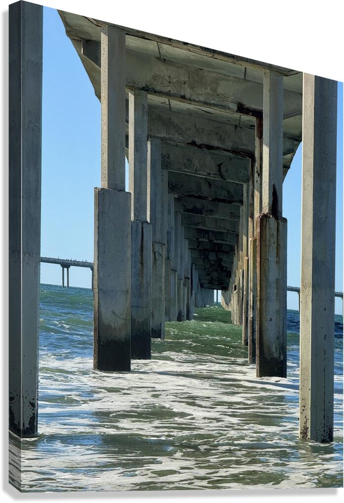The pier at Ocean Beach San Diego - color Canvas Print