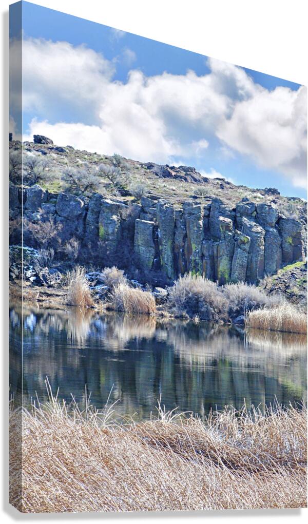 Basalt Reflection Canvas Print