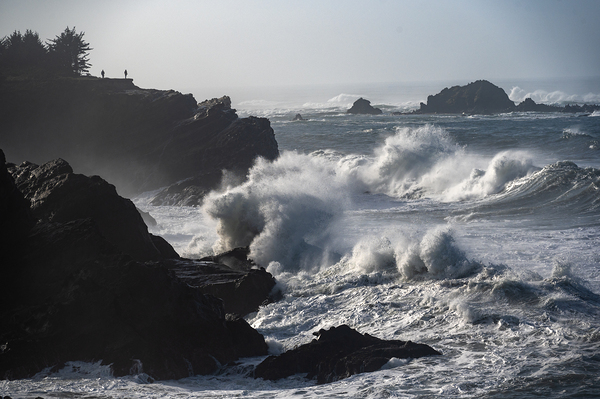 Angery Seas Shore Acres BWS6891 by Bruce W Smith