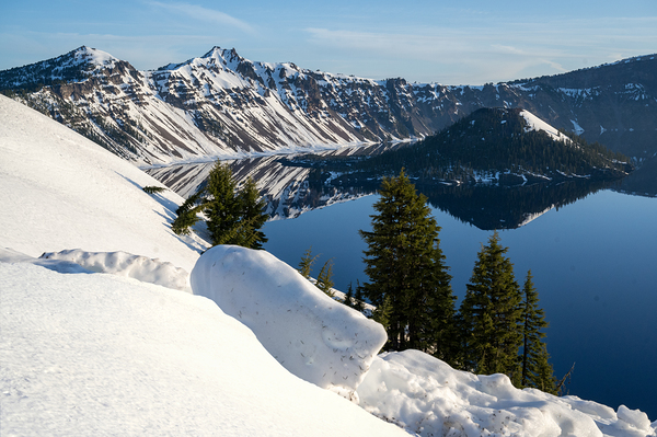 Crater Lake Morning 2024 BWS4465 by Bruce W Smith