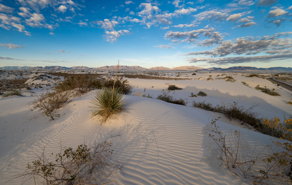 White Sands morning sunrise by Bruce W Smith