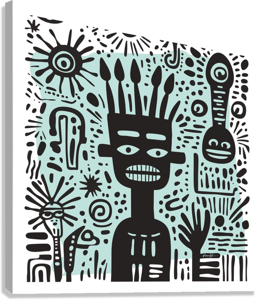 DM -Doodle 005 Canvas Print