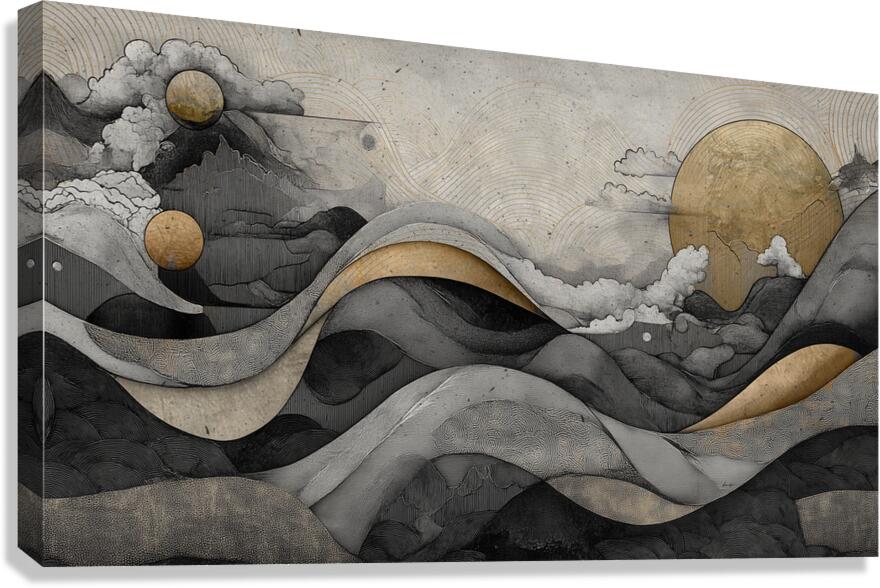 DM-Waves Canvas Print