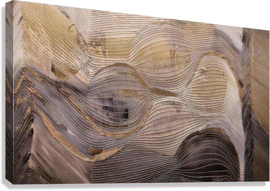 DM  Golden wave005 Canvas Print
