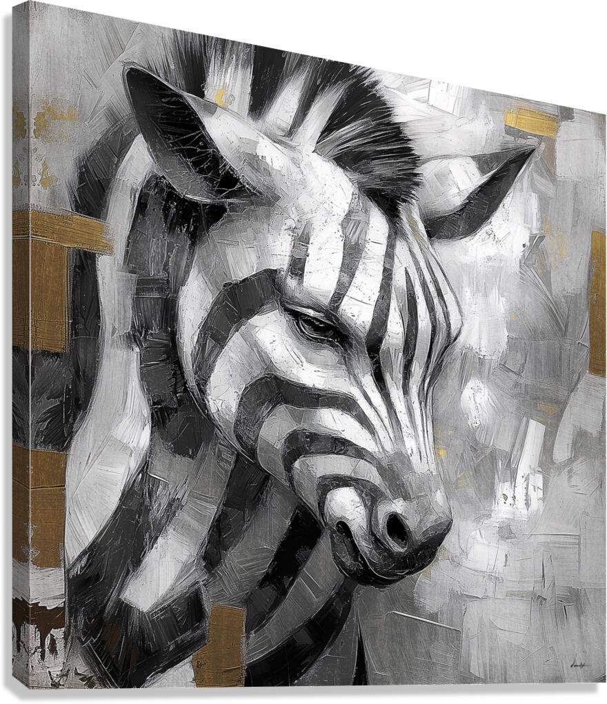 DM-Zebra003 Canvas Print